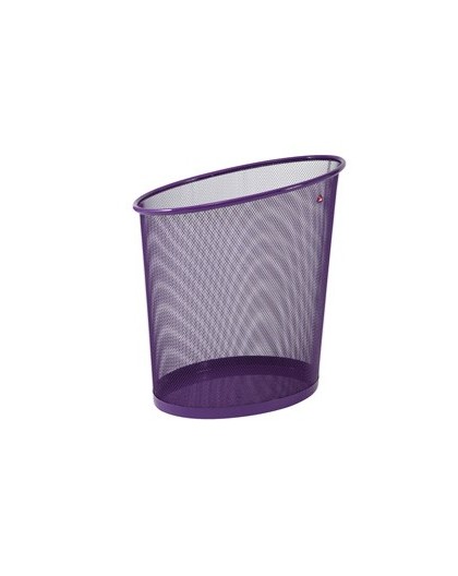 Cestino gettacarte 18lt MESH in rete metallica viola ALBA