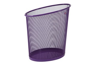 Cestino gettacarte 18lt MESH in rete metallica viola ALBA