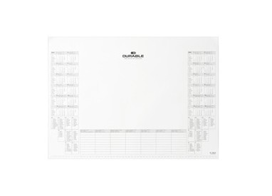 RICAMBIO 25FG CON CALENDARIO BIANNUALE 57x41cm DURABLE