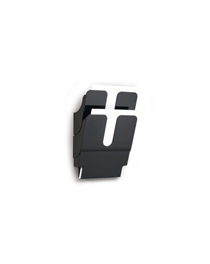 DISPLAY DA MURO CON 2 TASCHE A4 NERO FLEXIPLUS DURABLE