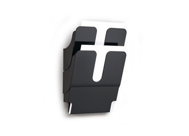 DISPLAY DA MURO CON 2 TASCHE A4 NERO FLEXIPLUS DURABLE