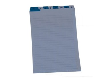 SCHEDE RUBRICA A-Z VERTICALE 24X17CM E3659 EDIPRO