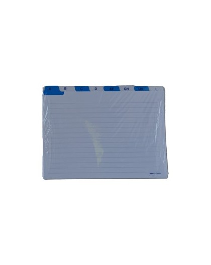 SCHEDE RUBRICA A-Z ORIZZONTALE 17X24CM E3656 EDIPRO