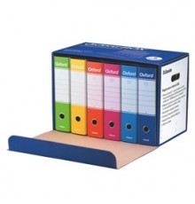 Scatola 6 registratori OXFORD G85 colori assortiti ESSELTE