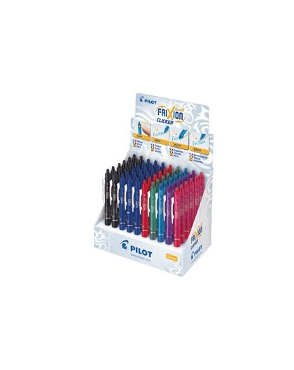 Expo 60 penna scatto Frixion Clicker 0,7mm colori assortiti Pilot