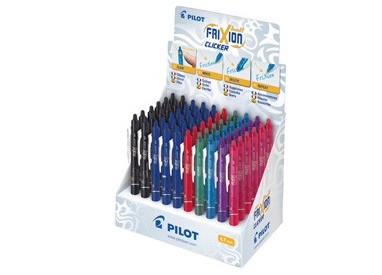 Expo 60 penna scatto Frixion Clicker 0,7mm colori assortiti Pilot