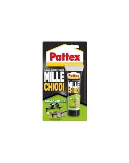 ADESIVO PATTEX MILLECHIODI REMOVIBILE 100GR