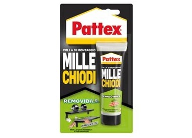 ADESIVO PATTEX MILLECHIODI REMOVIBILE 100GR