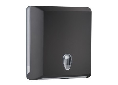 Dispenser asciugamani piegati C/Z nero Soft Touch