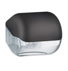 Dispenser carta igienica rt/interfogliata nero Soft Touch
