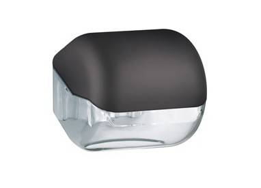 Dispenser carta igienica rt/interfogliata nero Soft Touch