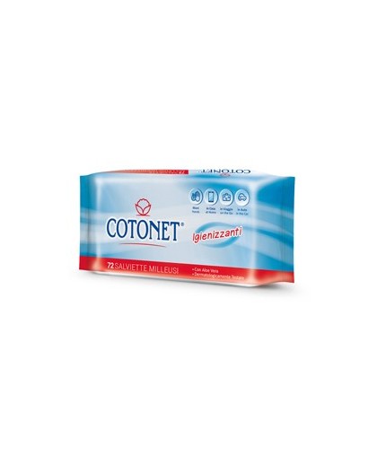 Busta da 72 salviette igienizzanti milleusi Cotonet Aloe