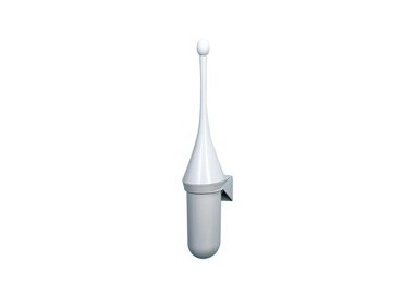 PORTASCOPINO BIANCO DA PARETE PER WC MAR PLAST