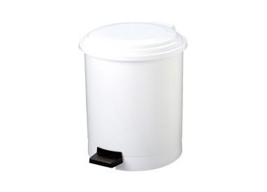 PATTUMIERA A PEDALE RUF IN PPL BIANCO 20Lt