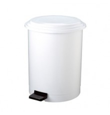 PATTUMIERA A PEDALE RUF IN PPL BIANCO 40Lt
