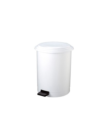 PATTUMIERA A PEDALE RUF IN PPL BIANCO 40Lt