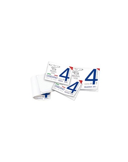 BLOCCO DISEGNO PIGNA2 24x33cm 4 angoli 20fg 110gr liscio