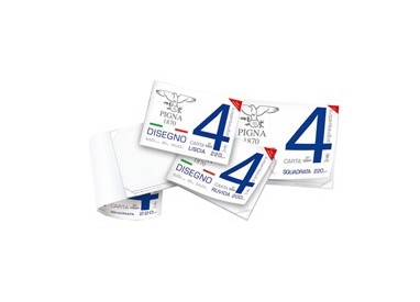 BLOCCO DISEGNO PIGNA2 24x33cm 4 angoli 20fg 110gr liscio
