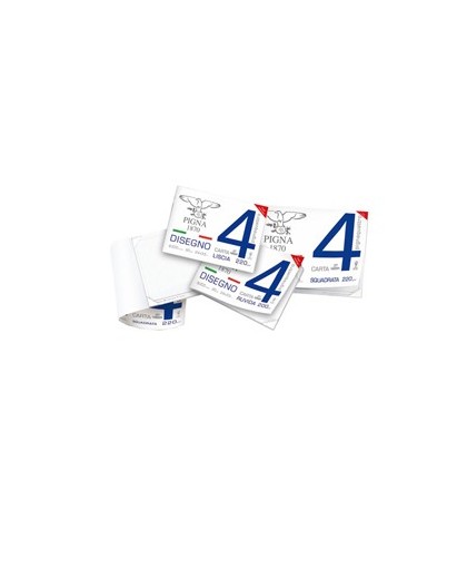 BLOCCO DISEGNO PIGNA4 24x33cm 4 angoli 20fg 200gr liscio