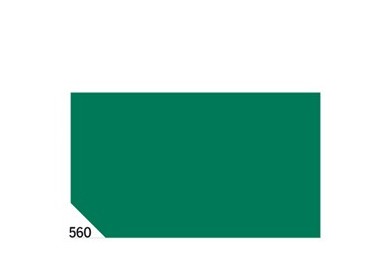 BUSTA 26fogli 50x70cm CARTA VELINA 20gr VERDE Rex Sadoch