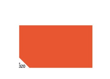 BUSTA 26fogli 50x70cm CARTA VELINA 20gr ARANCIO Rex Sadoch