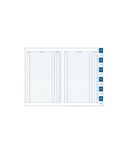 SCADENZARIO GEN-DIC 24fg USO MANO 17x24cm BM