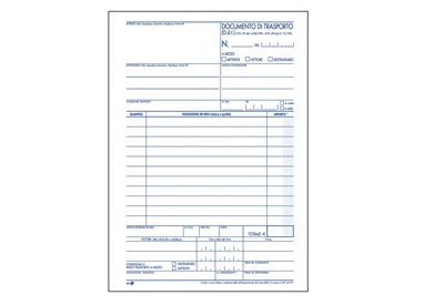 DOCUMENTO DI TRASPORTO 150x225mm 50fgx3 copie(mitt-dest-vett) BM