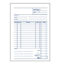 BLOCCO FATTURA 1 ALIQUOTA 150x225mm 50fgx2copie ric BM