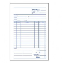 BLOCCO FATTURA 1 ALIQUOTA 150x225mm 35fgx3copie ric BM