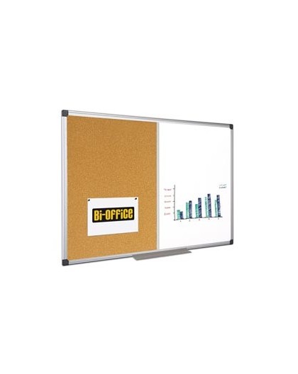 LAVAGNA COMBINATA BIANCA/SUGHERO 90x120CM Bi-Office