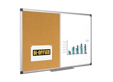 LAVAGNA COMBINATA BIANCA/SUGHERO 90x120CM Bi-Office