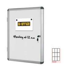 BACHECA PER INTERNI BIANCA MAGNETICA 9XA4 VERTICALE Bi-Office