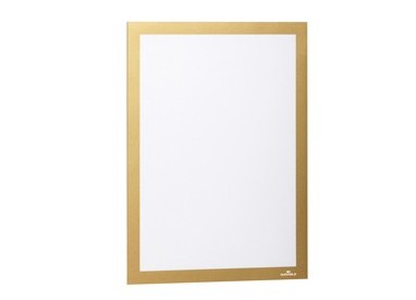 Cornice espositiva adesiva Duraframe® A4 21x29,7cm oro DURABLE