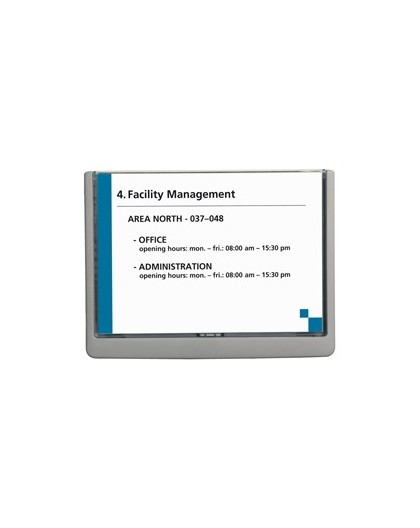 TARGA FUORI PORTA CLICK SIGN 210x149MM (A5) DURABLE