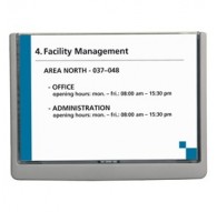 TARGA FUORI PORTA CLICK SIGN 210x149MM (A5) DURABLE