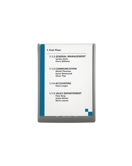 TARGA FUORI PORTA CLICK SIGN 210x297MM (A4) DURABLE