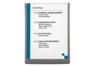 TARGA FUORI PORTA CLICK SIGN 210x297MM (A4) DURABLE