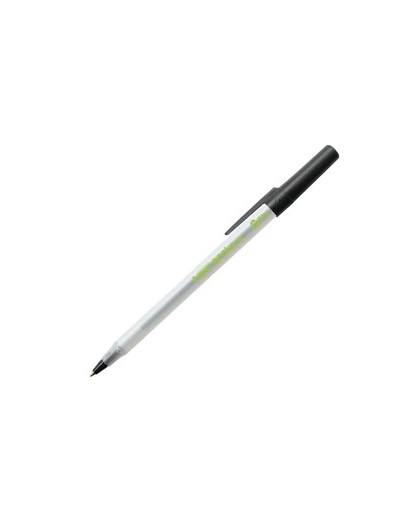 SCATOLA 60 PENNE A SFERA BIC® ECOlutions™ Round Stic™ NERO 1.0MM