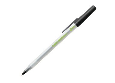 SCATOLA 60 PENNE A SFERA BIC® ECOlutions™ Round Stic™ NERO 1.0MM