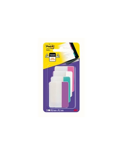 BLISTER 24 Post-it® INDEX STRONG 686-PWAV 50,8X38MM X ARCHIVIO