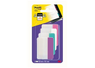 BLISTER 24 Post-it® INDEX STRONG 686-PWAV 50,8X38MM X ARCHIVIO