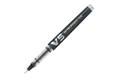 ROLLER HI-TECPOINT V5 RICARICABILE NERO BEGREEN PILOT