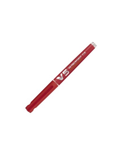 ROLLER HI-TECPOINT V5 RICARICABILE ROSSO BEGREEN PILOT