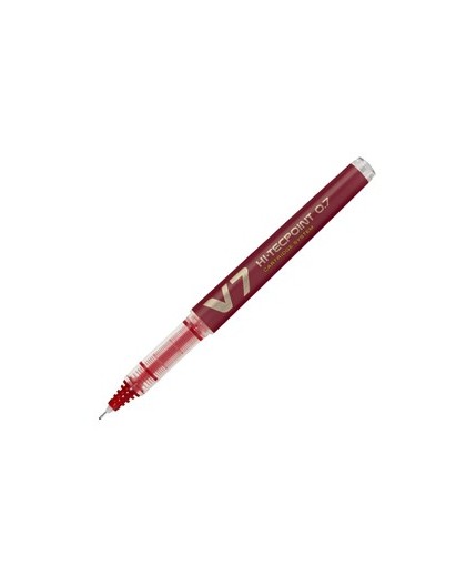 ROLLER HI-TECPOINT V7 RICARICABILE ROSSO BEGREEN PILOT