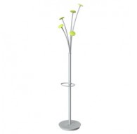 Appendiabiti 5 posti 175cm grigio/verde c/portaombrelli Alba