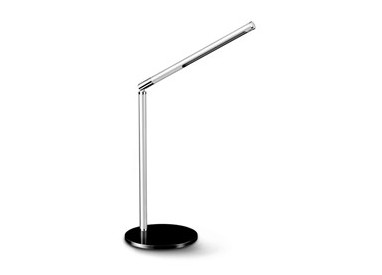 LAMPADA DA TAVOLO A LED ECOLINE NERO/GRIGIO METALLIZZATO CEP