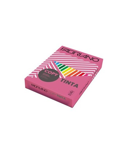 CARTA COPY TINTA A4 160gr 250fg col.forti FUCSIA FABRIANO