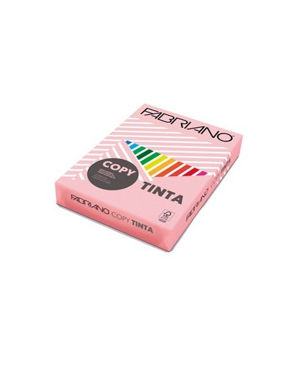 CARTA COPY TINTA A4 160gr 250fg col.tenui ROSA CIPRIA FABRIANO