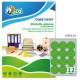 Etichetta adesiva LP4F verde fluo 70fg A4 tonda Ø63,5mm (12et/fg) Tico