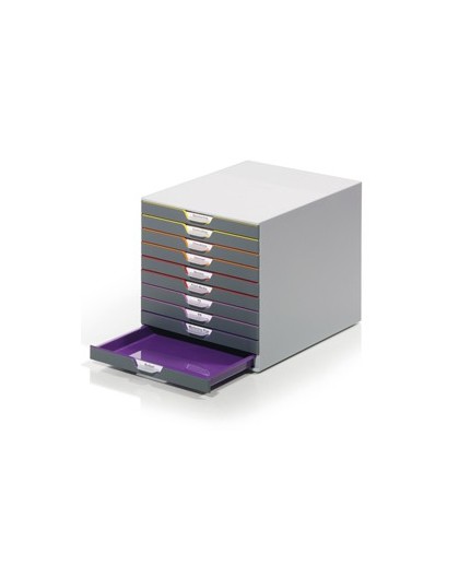 CASSETTIERA A 10 CASSETTI VARICOLOR DURABLE